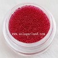 Transparent Mini Glitter Glass Seed Beads Stickers for Nail Art