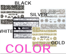 Bud Silk Water Transfer Nail Sticker