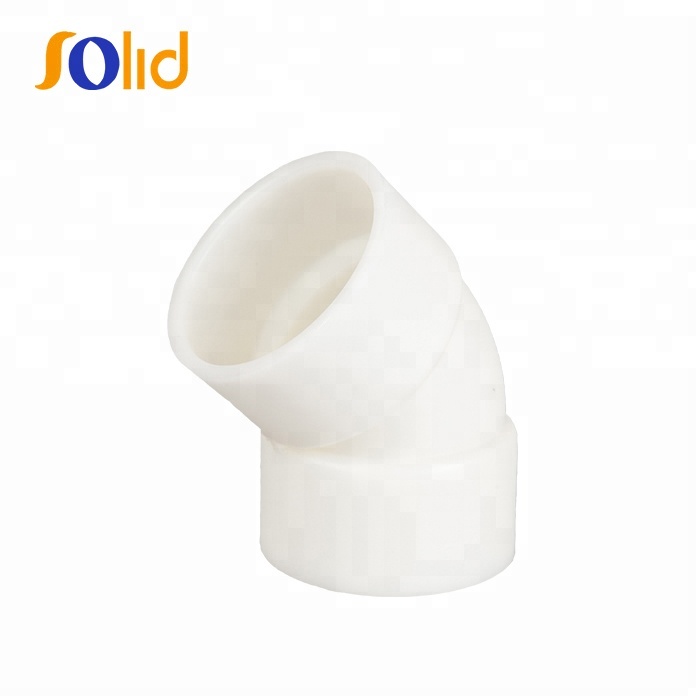 Plastic Pvc Pipe Fittings PVC 45 Degree Elbow