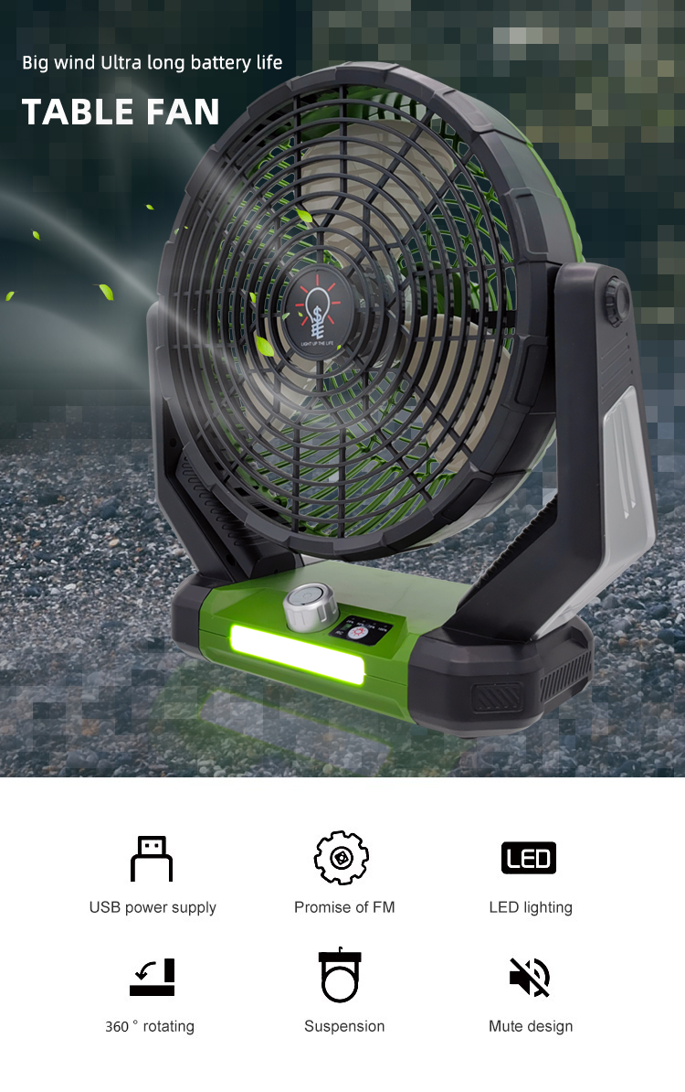 Camping Solar Fan