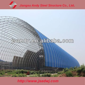 steel structure space frame dome shed