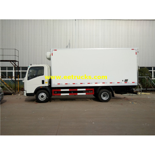 HOWO 4x2 Refrigerated Box Trucks