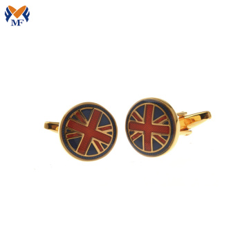 Design country flag cufflink for men shirts