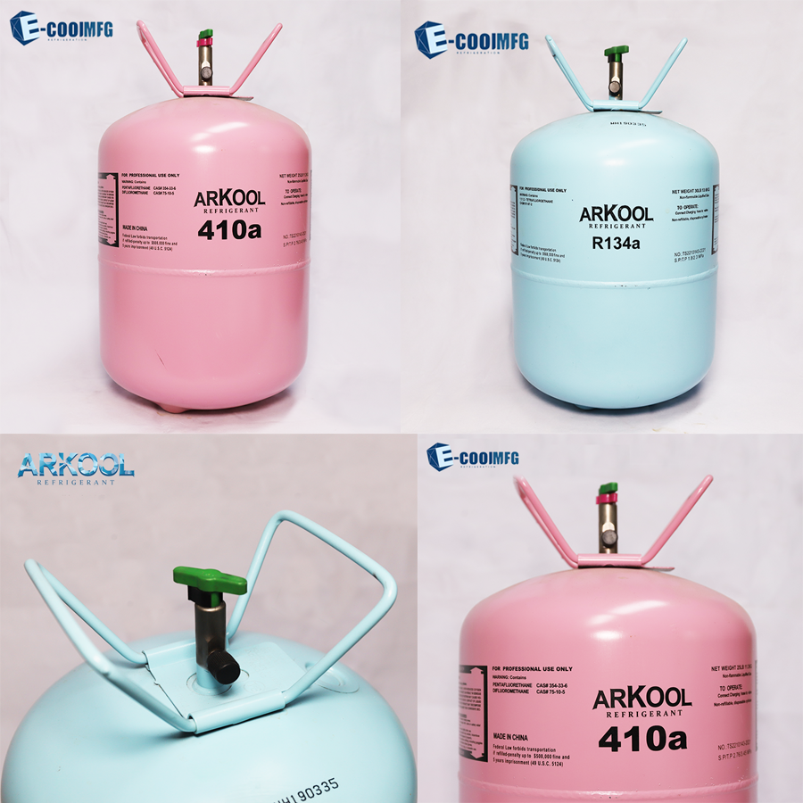 R134a gas air conditioner r134a refrigerant gas cylinder refillable / tonner