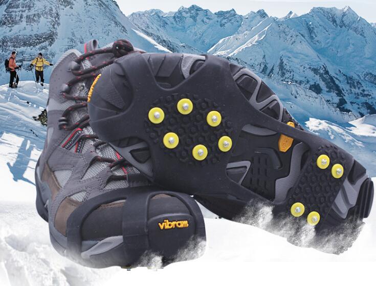 Crampons Ice Traction Cleats Large Lightweight Traction Cleats for Walking on Snow Ice