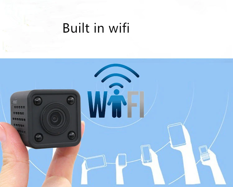 Mini Wireless WiFi IP Security Hidden DV Night Vision Audio Video Recorder Camera