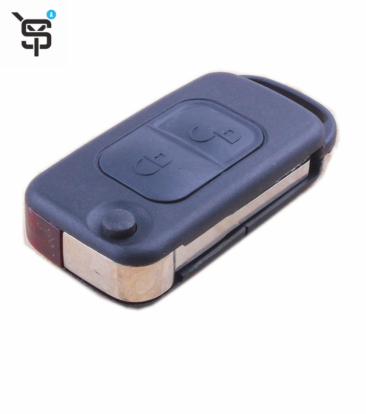 Chinese supplier Latest Products custom key for Benz 2 button car key complete