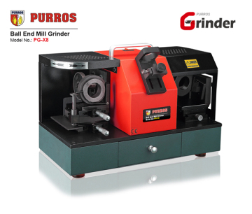 PURROS PG-X8 Ball End Mill Grinder, Ball End Mill Sharpener Grinding Machine