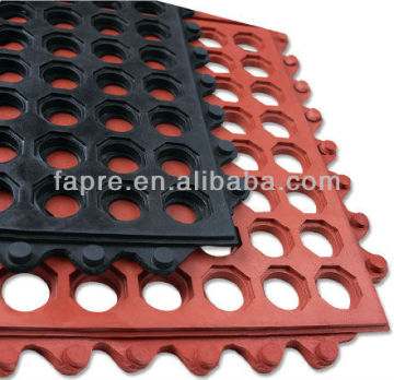 Honey comb Mat, rubber grass ring/hole/loop mat
