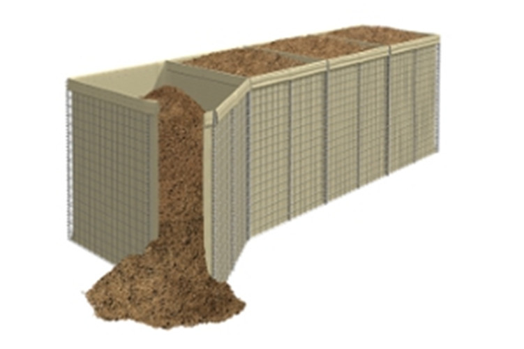 Defensive bastion hesco barriers for military sand wall