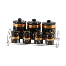 Wholesale White Ceramic Spice Jars with Ceramic Lids