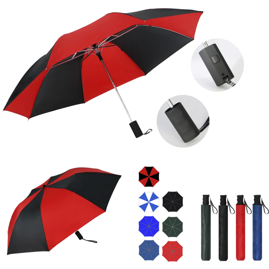 2 Fold Auto Open Multi-Function Handle Umbrellas