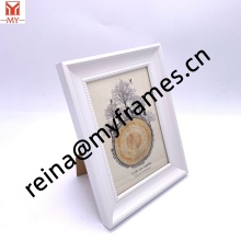 Waterproof White Simple Lines Photo Frame PS Plastic Photo Frame