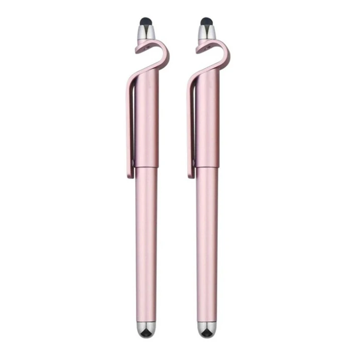 Promotional Mobile Touch Phone Holder Ball Pen with Logo OEM