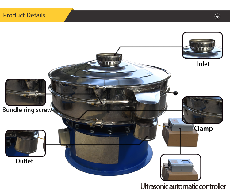 micropowder ultrasonic sieve