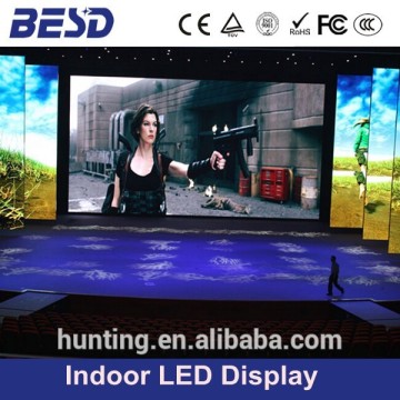 China supply high quality image p2.5 p3 p4 p5 led screen rental, led back stage screen