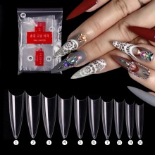 500pcs Pointed Stiletto False Tips