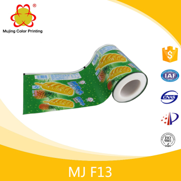 Colorful Snack Food Packaging Plastic Roll Film