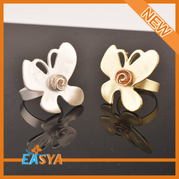 2015 Xmas Gift Butterfly Silver Ring For Women