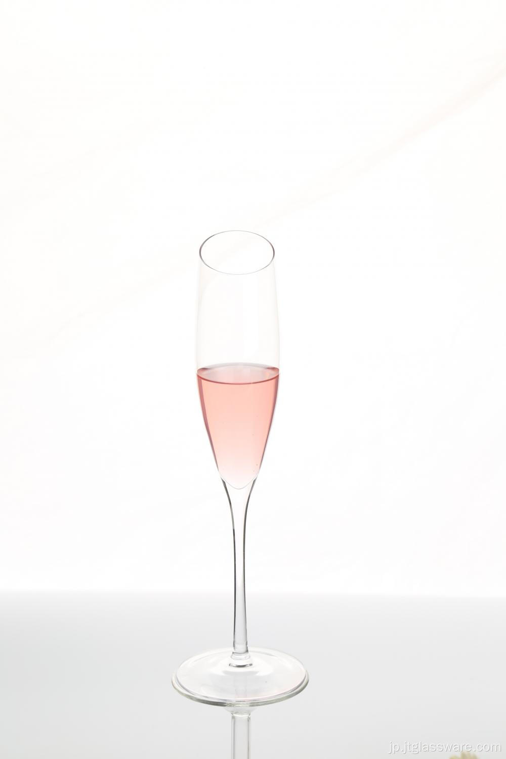 6オンスのユニークなデザインのシャンパンフルートグラス