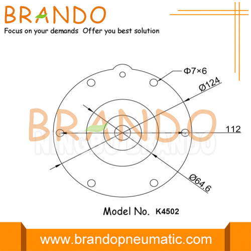 K4502 CA45T RCA45DD 1-1/2 &quot;알루미늄 펄스 제트 밸브 니트릴 멤브레인 수리 키트