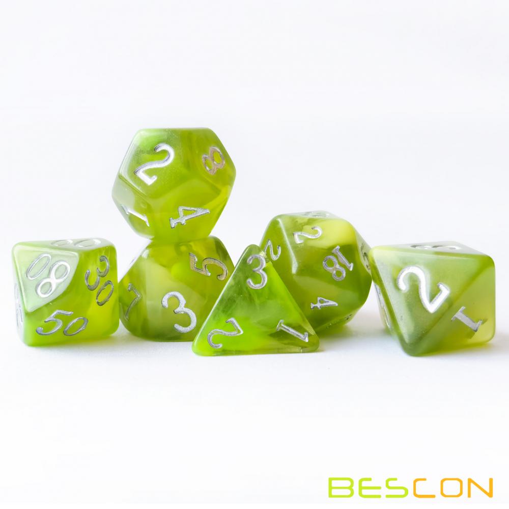 Nebuloso DICE RPG Rol de juego Juego de dados, Nebula DND Polyédrico mixta Dice para RPG MTG Table Game Dice Dice