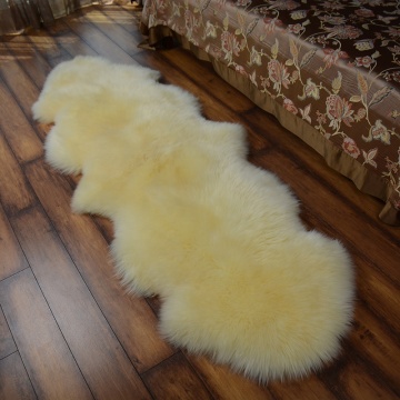 custom dye color soft wool blanket sheep skin fur rug