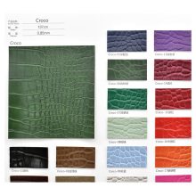 Wholesale PU Faux Croco Leather Fabric Handbag - Synthetic Crocodile Pattern Leather for Bags