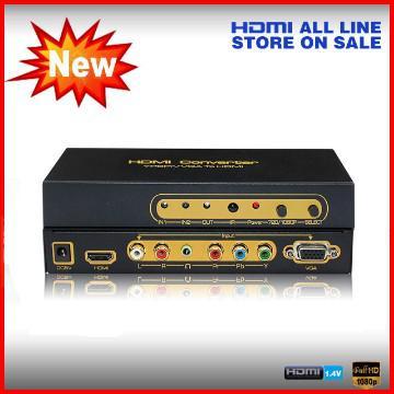 Componet/VGA to HDMI Converter