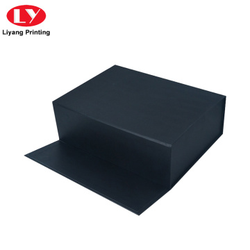 Custom Large Collapsible Black Paper Gift Box