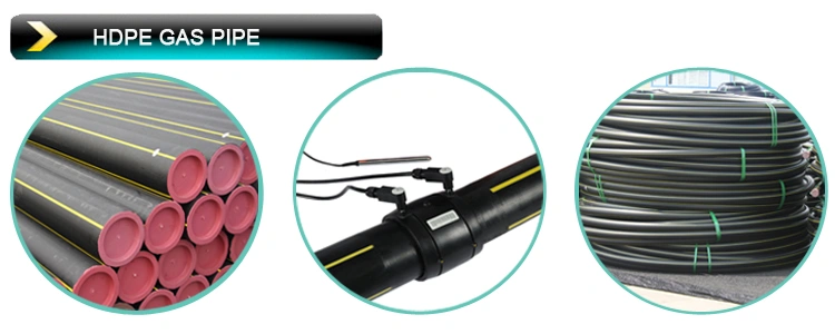 PE100 Plastic Poly Gas Pipeline Sizes