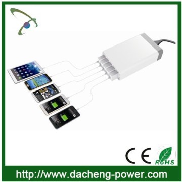 5V 8A 40W usb smartphone charger with 5port usb charging ports