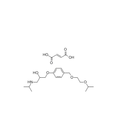 β1 Bloker receptorów adrenergicznych Bisoprolol Fumarate CAS 104344-23-2