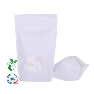 Bio nedbrytbar matkvalitet White Kraft Paper Packaging