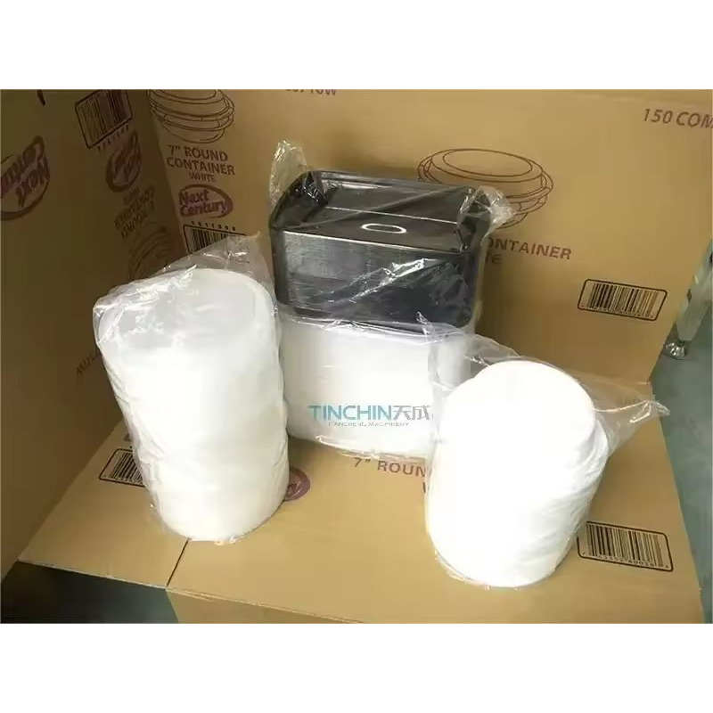 Cutie automată de mare viteză de prânz recipient alimentar multifuncțional biodegradabil cu boli de ambalare