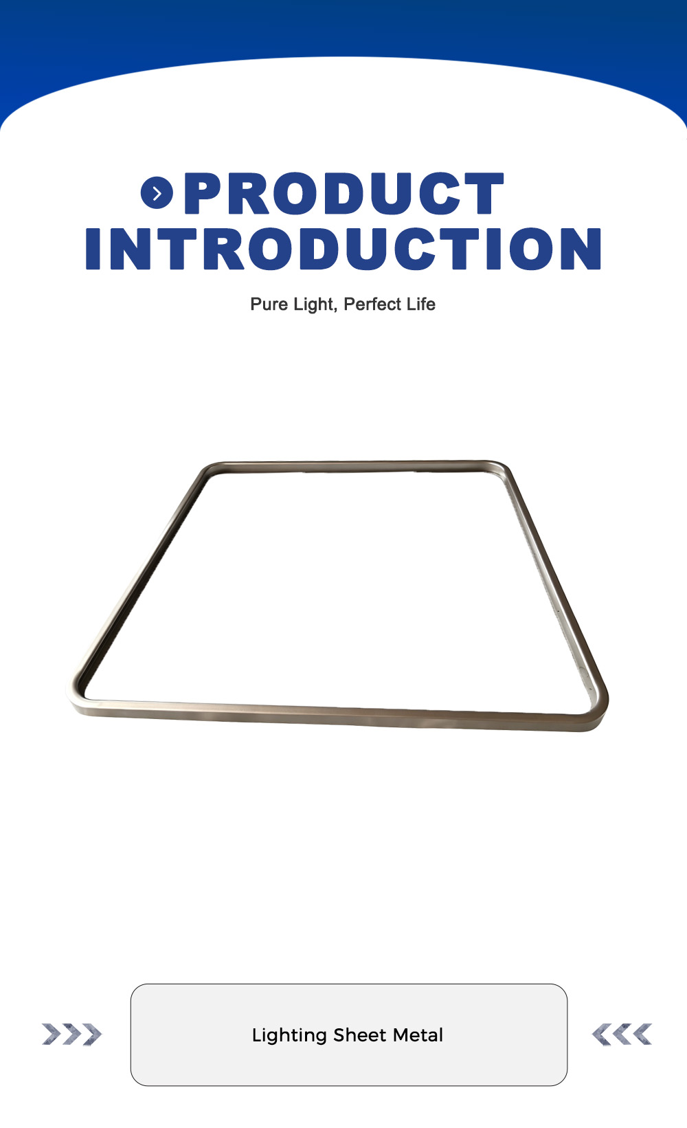 Khung đèn ống uốn vàng x Gold Bent Tube Lamp Frame x