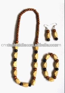 Wooden Jewelry Set