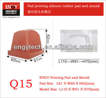 Pad printing silicone rubber pad