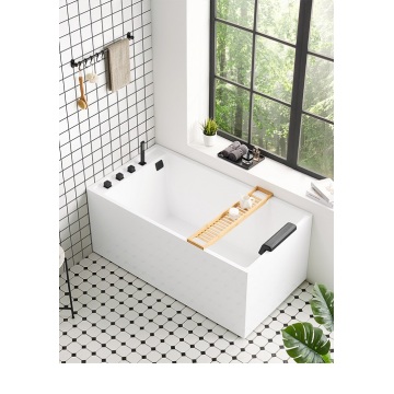 Mini bañera rectangular vertical móvil estilo japonés