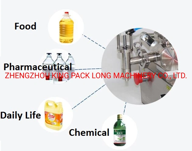 Viscous Material Filling Machine Foods Packaging Equipment Bottle Filler 1000ml Liquids Water Dosing Filler