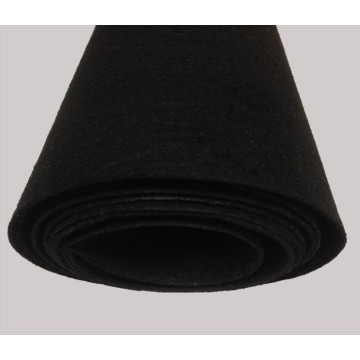 needle punched black non woven fabric polypropylene