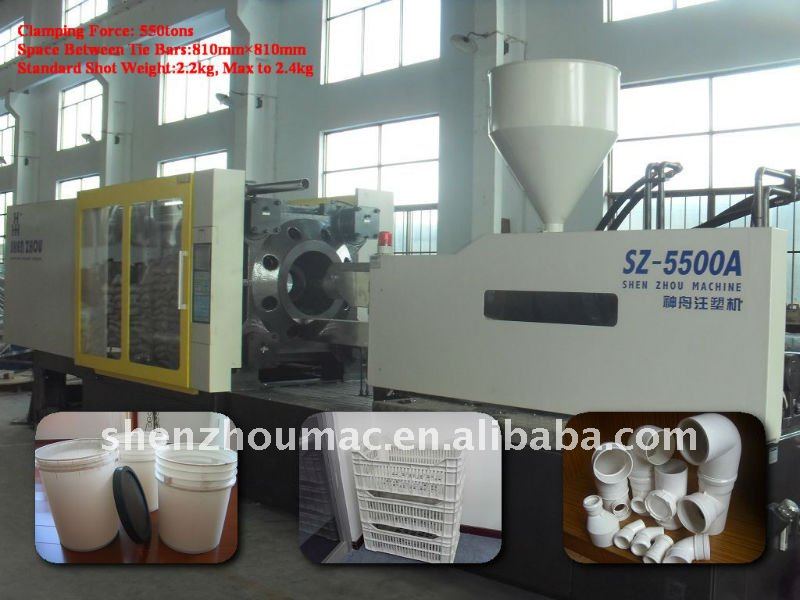 550t plastic injection molding machine