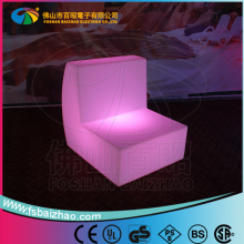 Rotational Sofa waterproof led furniture light up plastic sofa