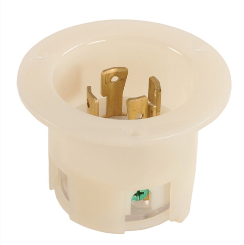 China Supplier Industrial 30A 600V Flanged Inlet Plug and Socket NEMA L17-30P with Twist Lock