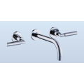 Bath 3 Hole Wall Mounted Basin Mixer