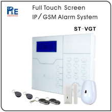 GPRS IP Wireless Touch Burglar Alarm System