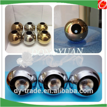 metal orbs speaker, stainless steel ball for lantern, speaker decoration