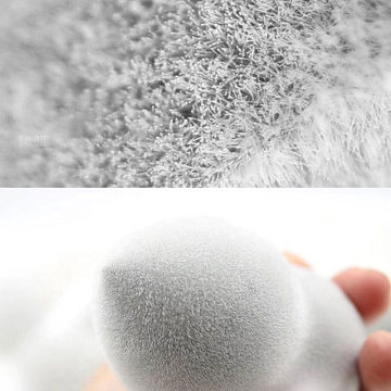 Latex-Free Soft Flocking Makeup Sponge for Liquid Foundation Application