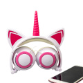 Christmas Gift Cute Unicorn Wired Headphone
