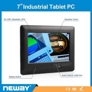 7''Industrial resistive touch winCE linux Van bus RS232 tablet